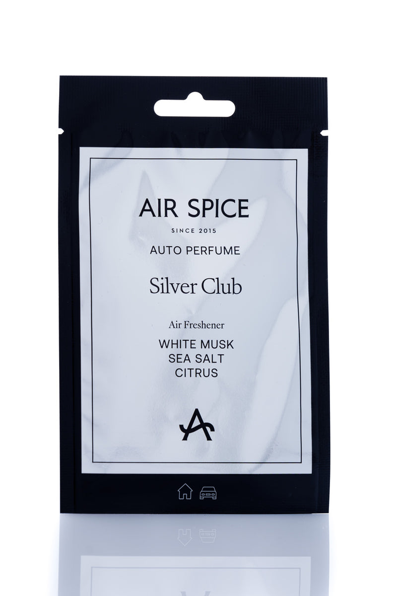 Silver Club Car Air Freshener