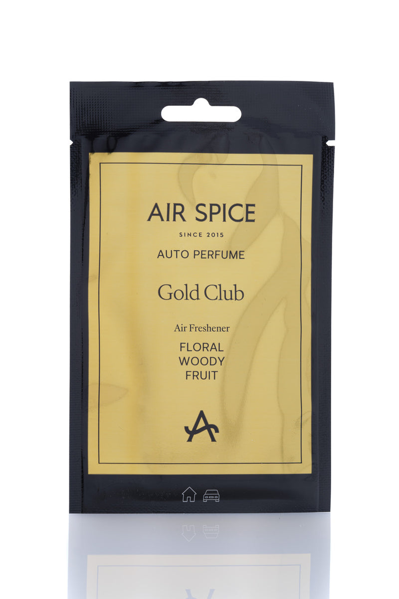 Gold Club Car Air Freshener