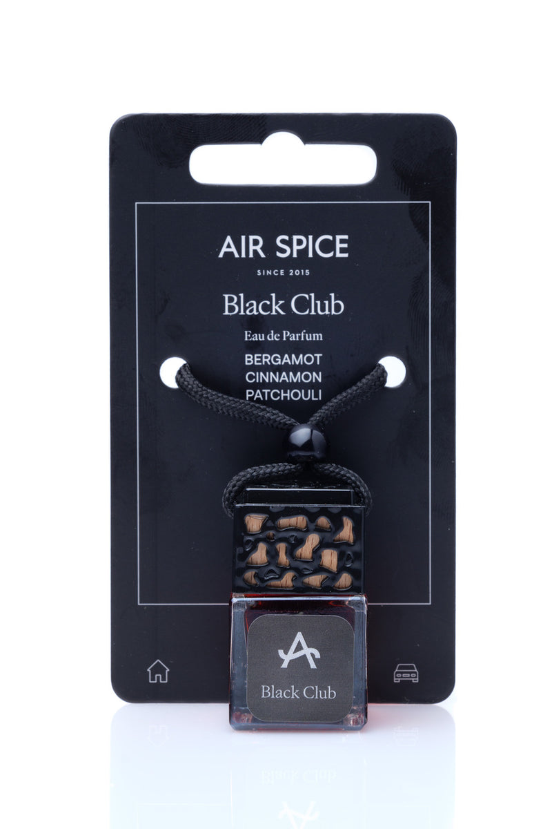 Black Club Hanging Car Perfume 8ml