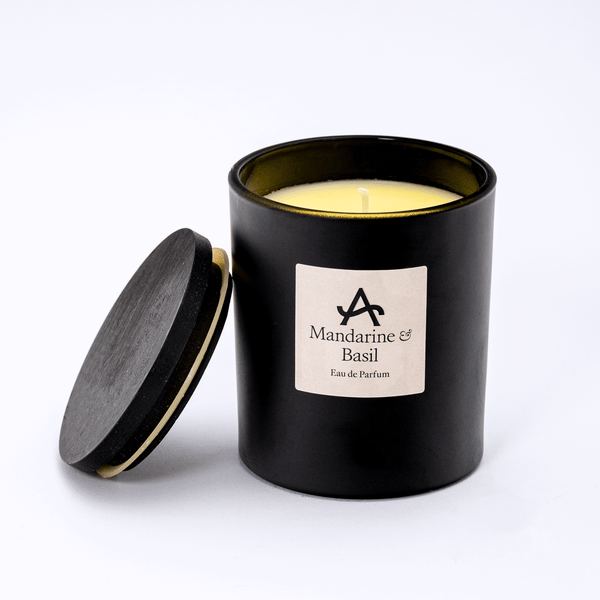 Mandarin & Basil Perfume Candle